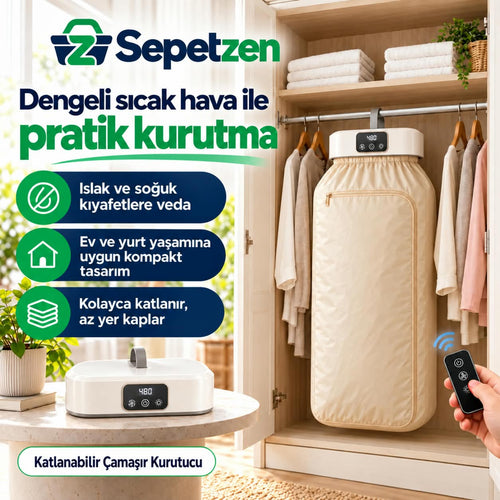 Sepetzen Katlanabilir Çamaşır Kurutucu – Paketler